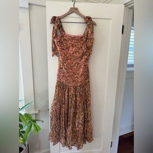 NWT Farm Rio Star Fruit Midi Dress